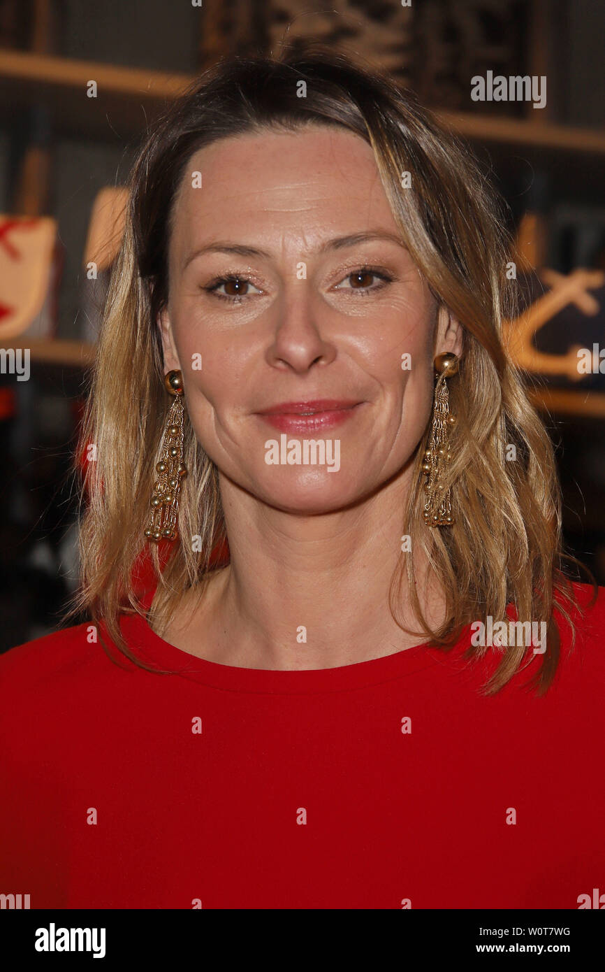 Anja Reschke, Henri-Nannen-Preis 2018 in der Elbphilharmonie, Hamburg, 11.04.2018 Stockfoto