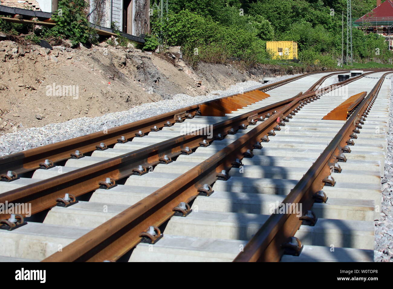 Themenbild: Busse und Bahnen Stockfoto