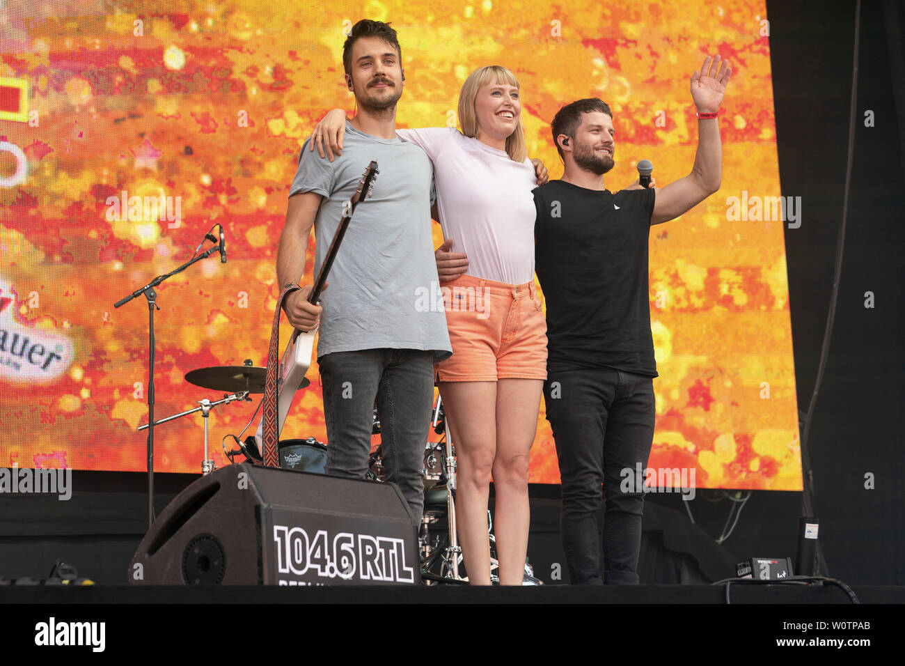 LEA (Lea-Marie Becker) bei Stars Kostenlos 2018 in der Wuhlheide. Stockfoto