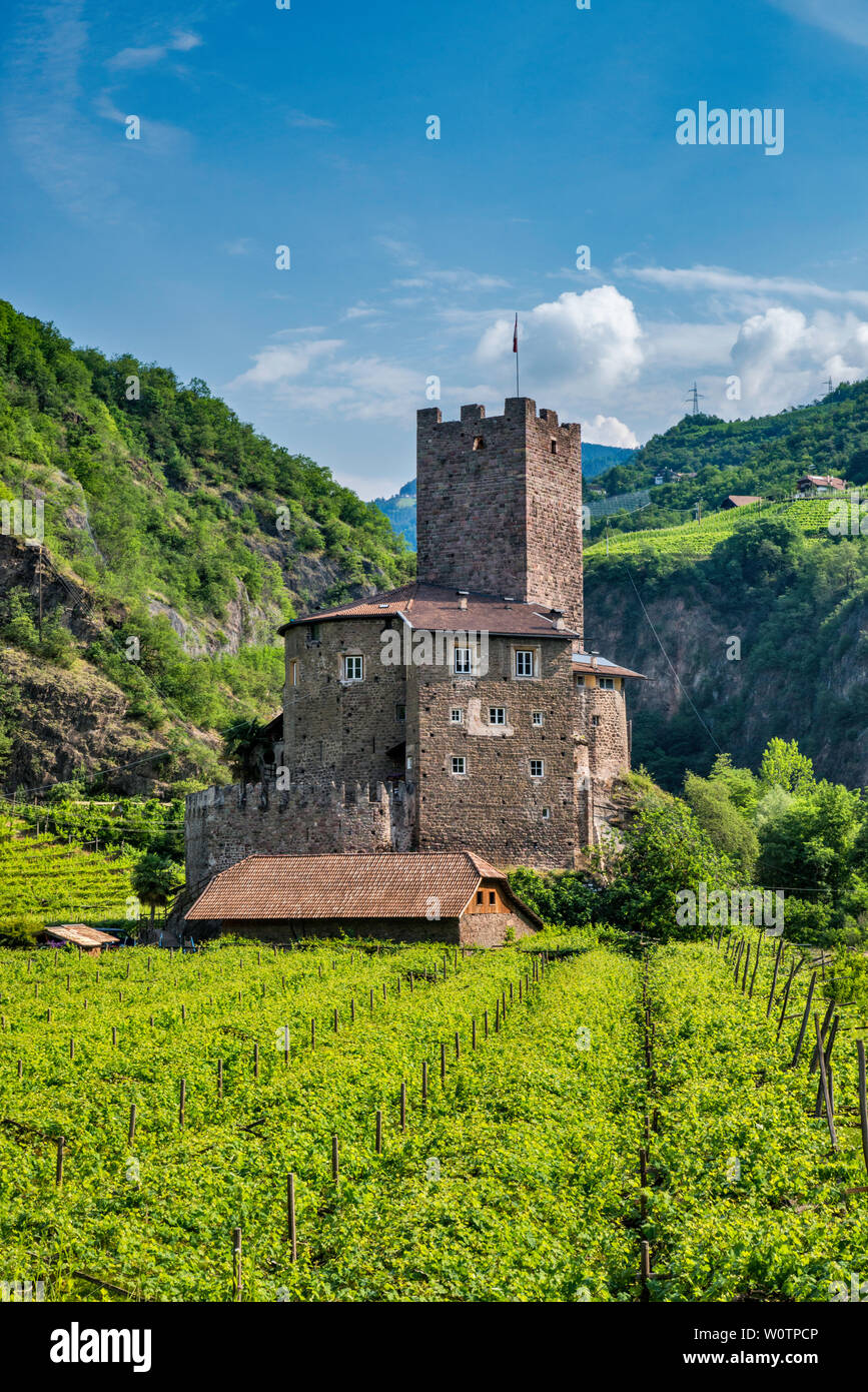 Ried Schloss (Schloss Ried, Castel Novale), Sarntal, Sarntaler Alpen, in der Nähe von Bozen, Südtirol, Italien Stockfoto