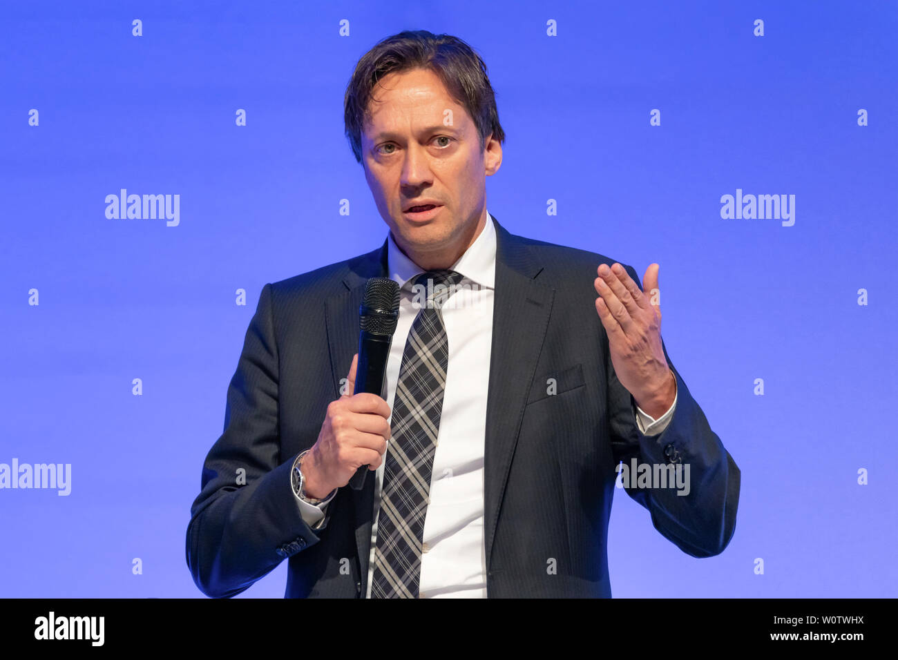 InnoTrans 2018 - Eröffnung - Michael Peter, Geschäftsführer, Siemens Mobility Stockfoto