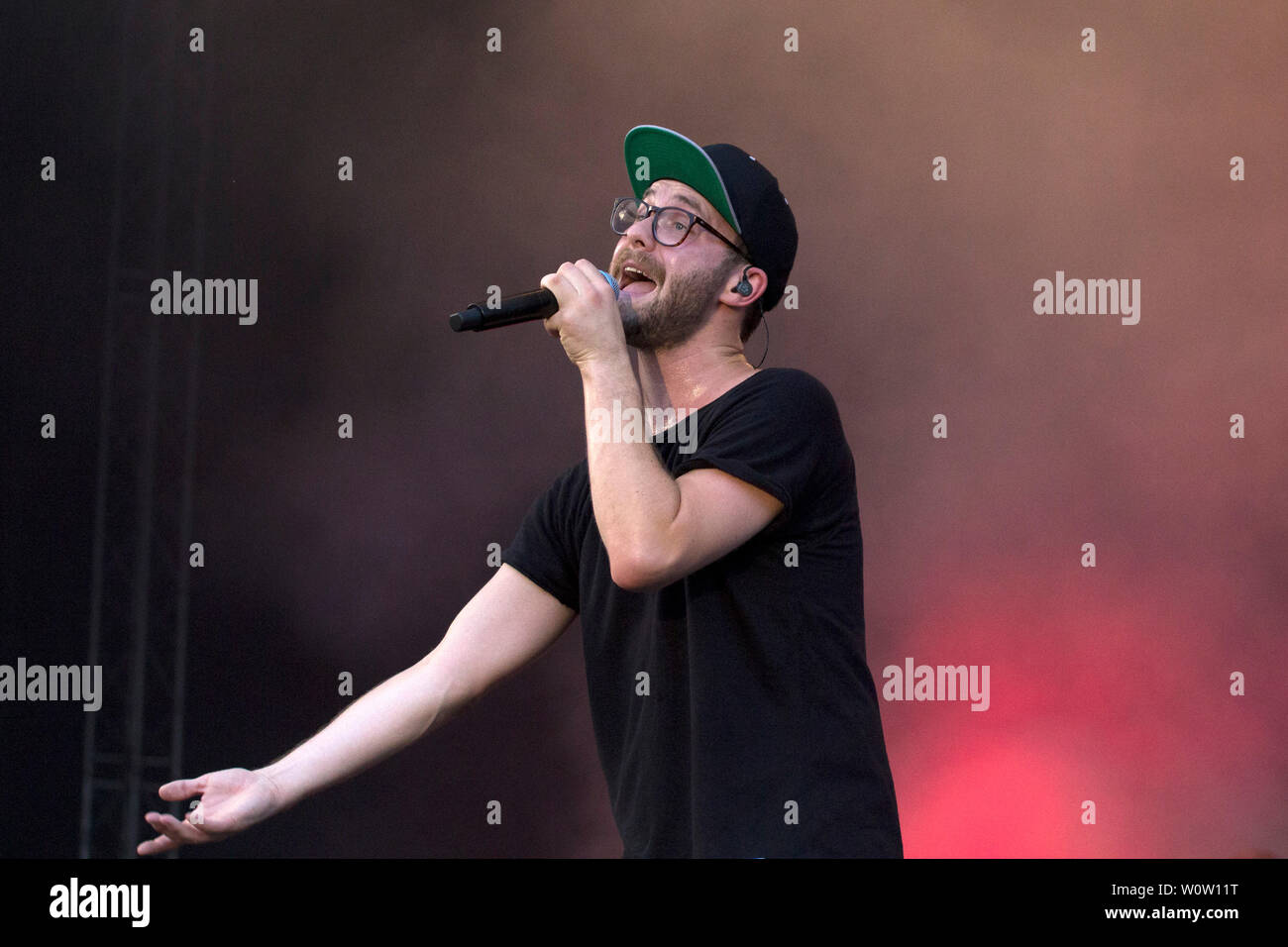 Mark Forster auf der NDR Bühne während der Kieler Woche 2016 Stockfoto
