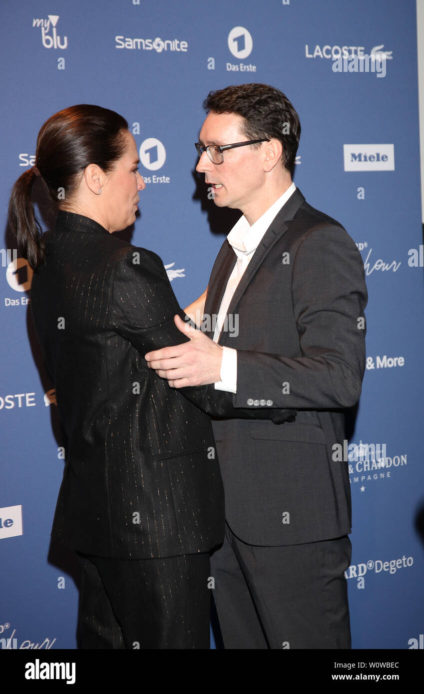 Desiree Nosbusch Blaue Stunde Media Night 2019 - Berlinale 2019 Stockfoto