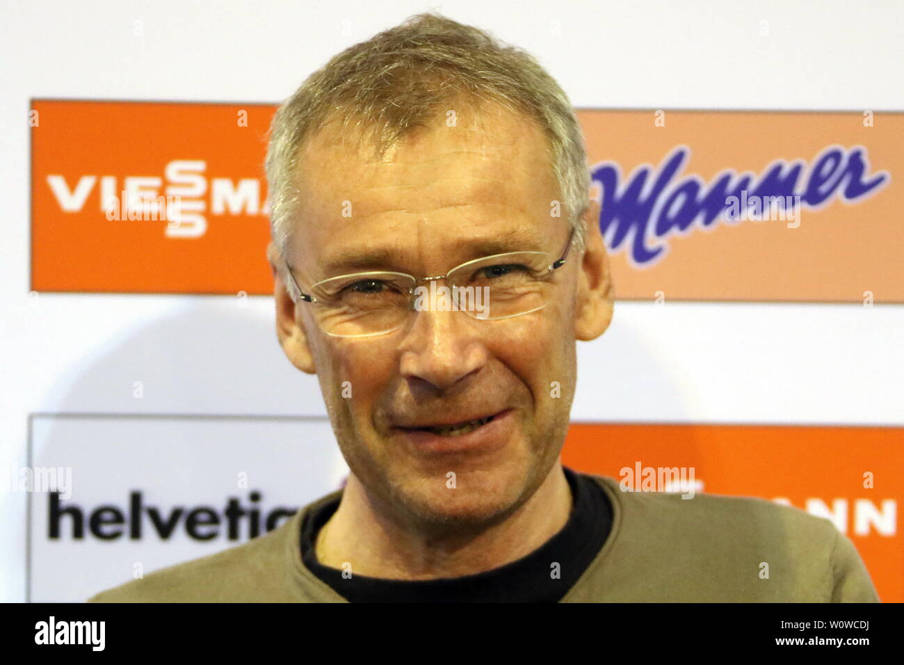 Ernst Vettori (Skispringer/Österreich) bei der FIS Nordische Ski-WM 2019 in Seefeld Stockfoto