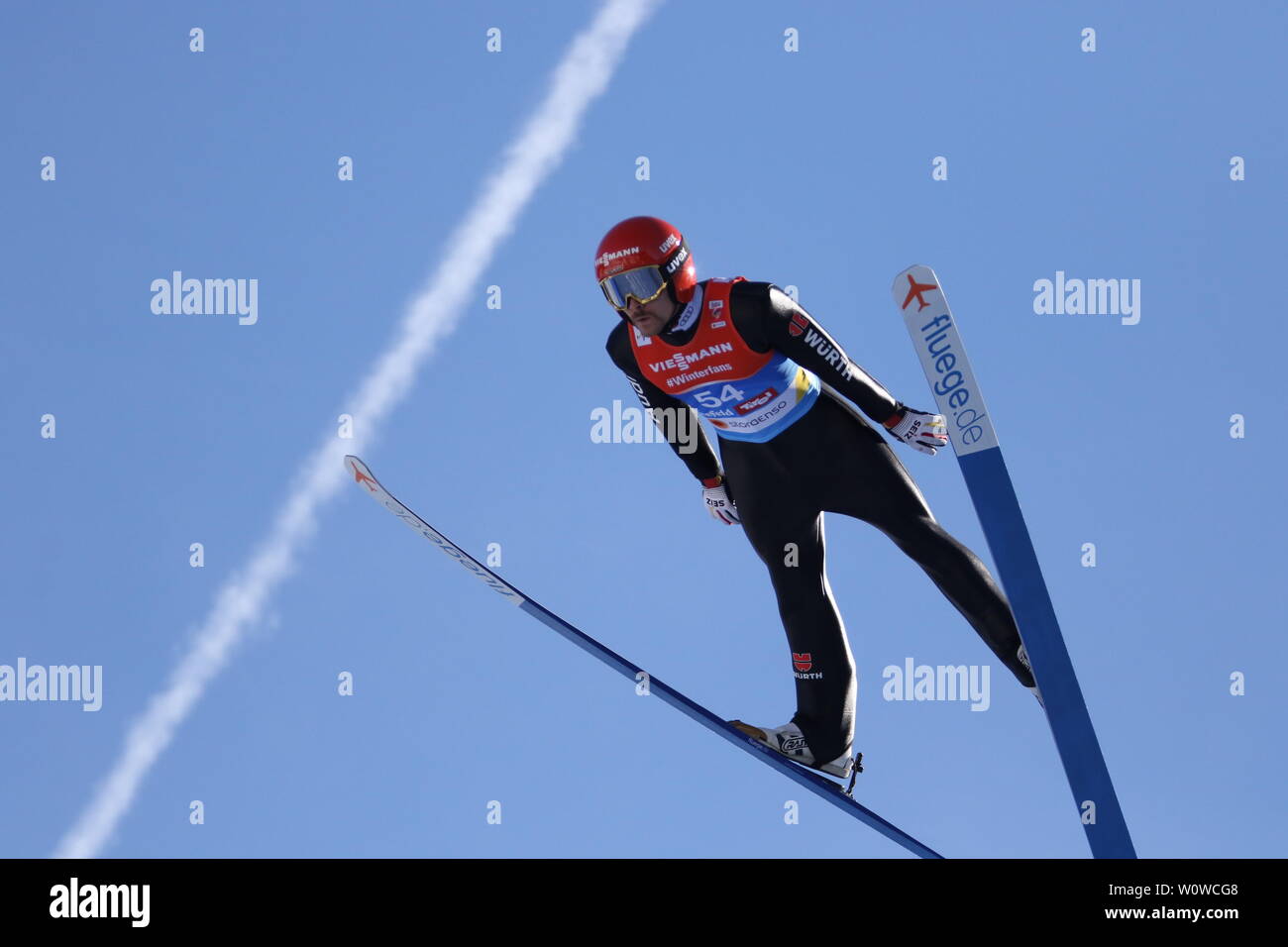 Fabian Riessle (SZ Breitnau/Deutschland) beim Einzel Nordische Kombination, FIS Nordische Ski-WM 2019 in Seefeld Stockfoto