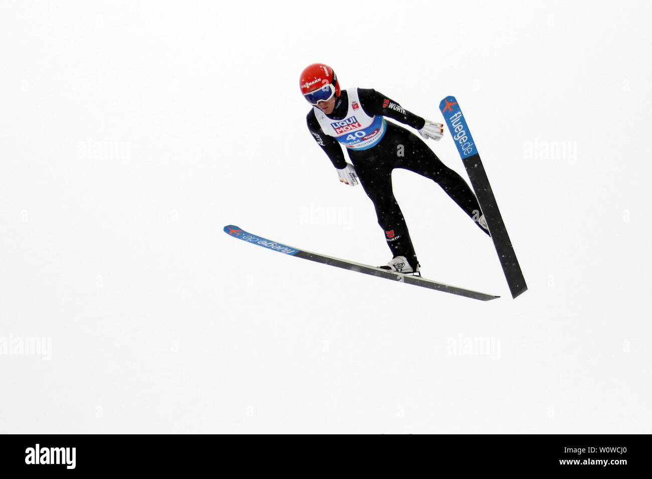 Stephan Leyhe (SC Willingen) beim Skispringen Herren NH, FIS Nordische Ski-WM 2019 in Seefeld Stockfoto