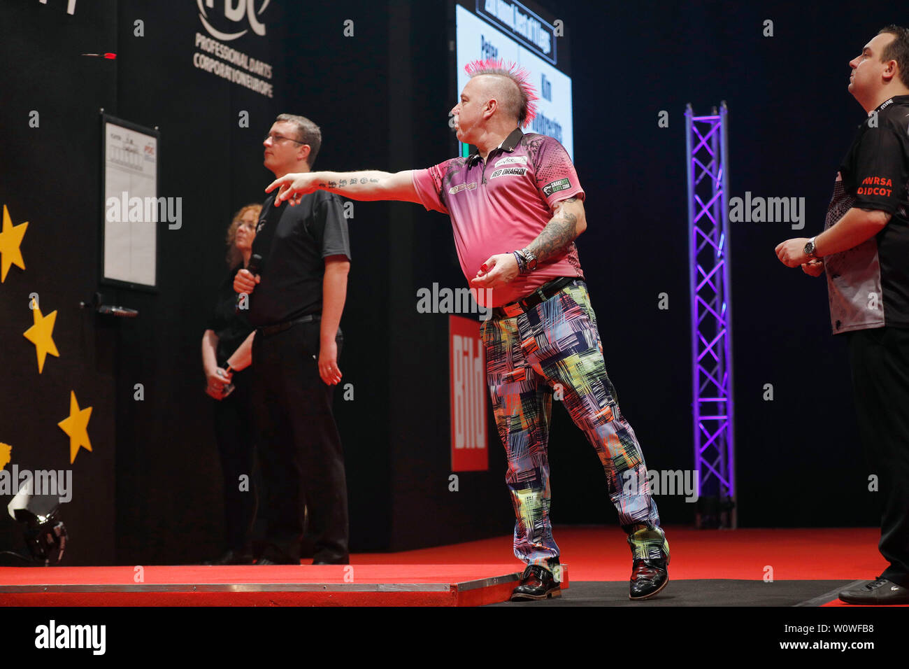 Peter Wright, European Darts Open PDC, Ostermann-Arena, Leverkusen, 23.03.2019 Stockfoto