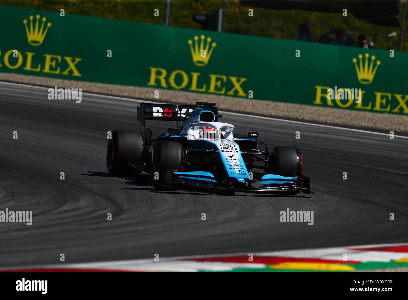 #63 George Russell Williams Racing Mercedes. Grand Prix von Österreich 2019 Spielberg. Stockfoto