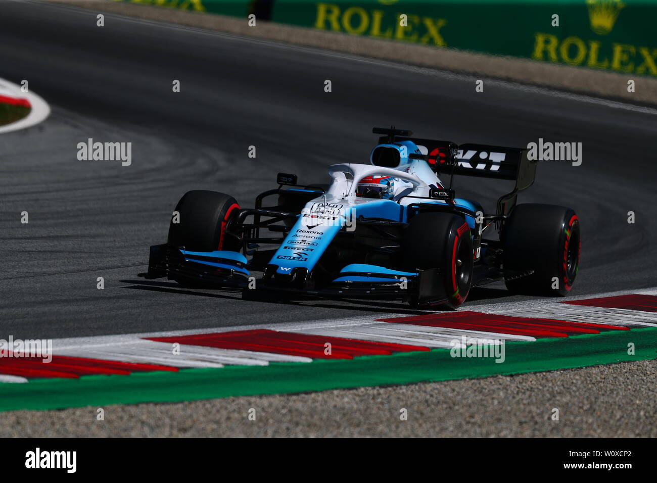 #63 George Russell Williams Racing Mercedes. Grand Prix von Österreich 2019 Spielberg. Stockfoto