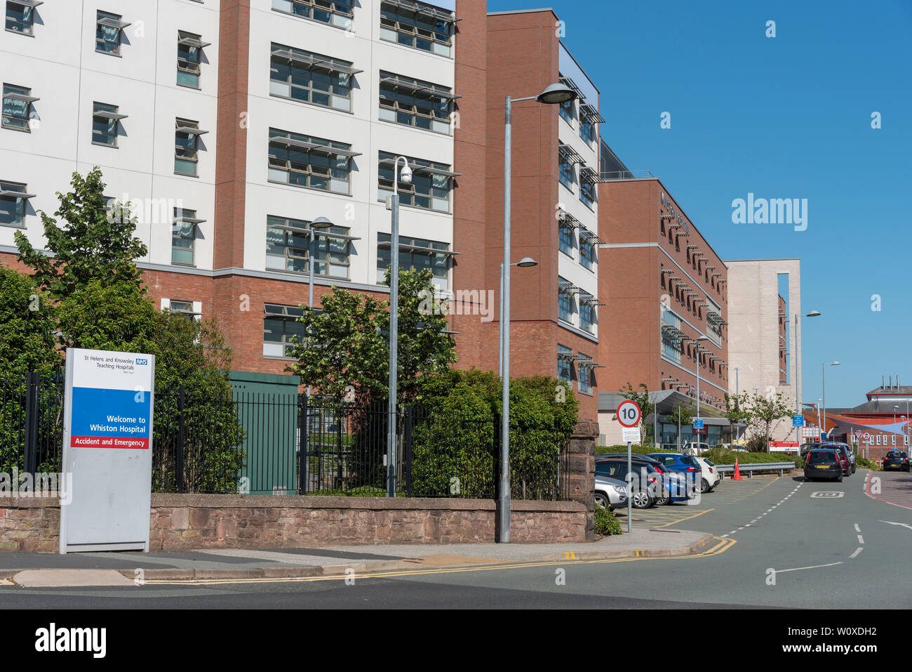 Whiston NHS-Krankenhaus, Merseyside. Stockfoto