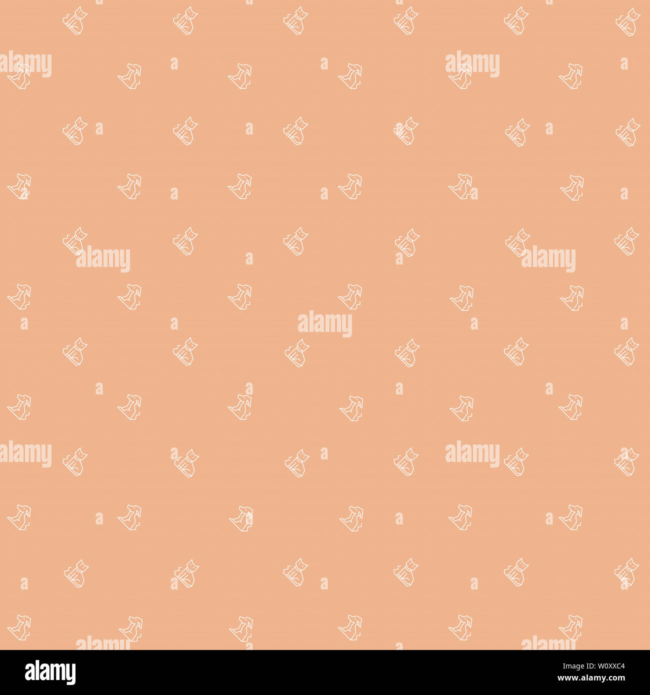 Cute Pet-Symbol Muster für den Hintergrund Design Layout Bilder Stockfoto