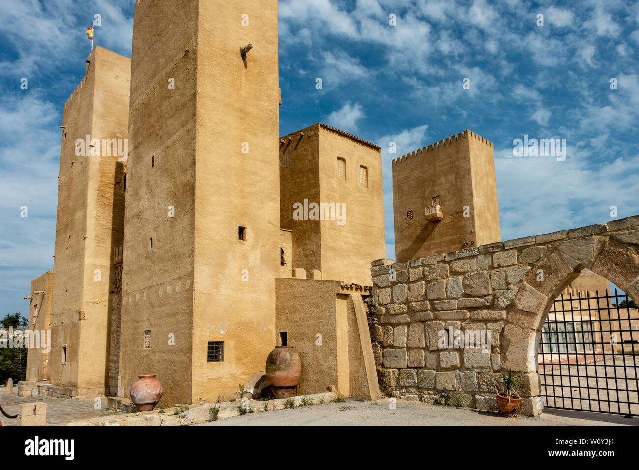 Schloss in Spanien Stockfoto