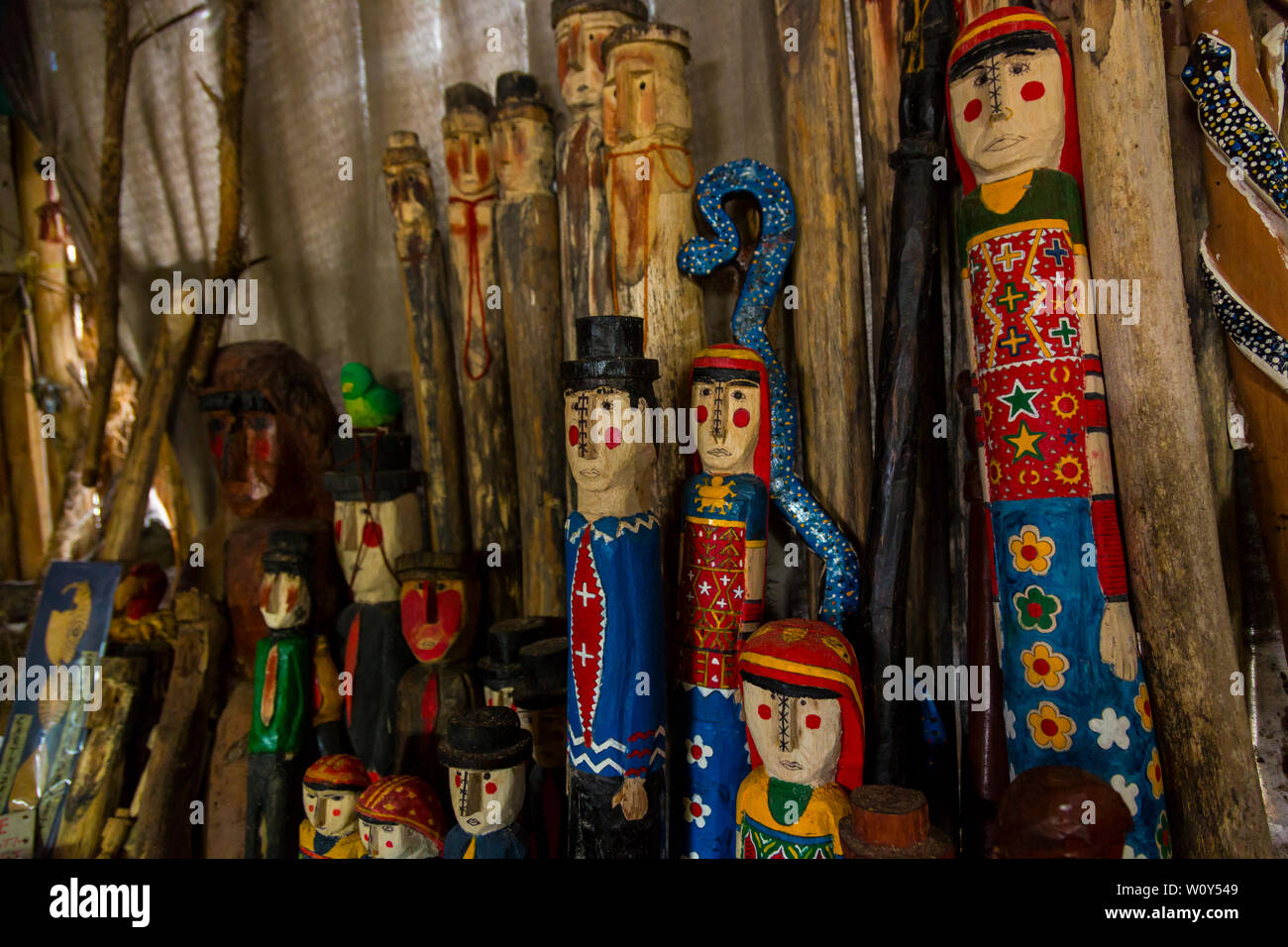 Kuna-Museum, Carti Insel San Blas Archipel, Kuna Yala Region, Panama, Mittelamerika, Amerika Stockfoto