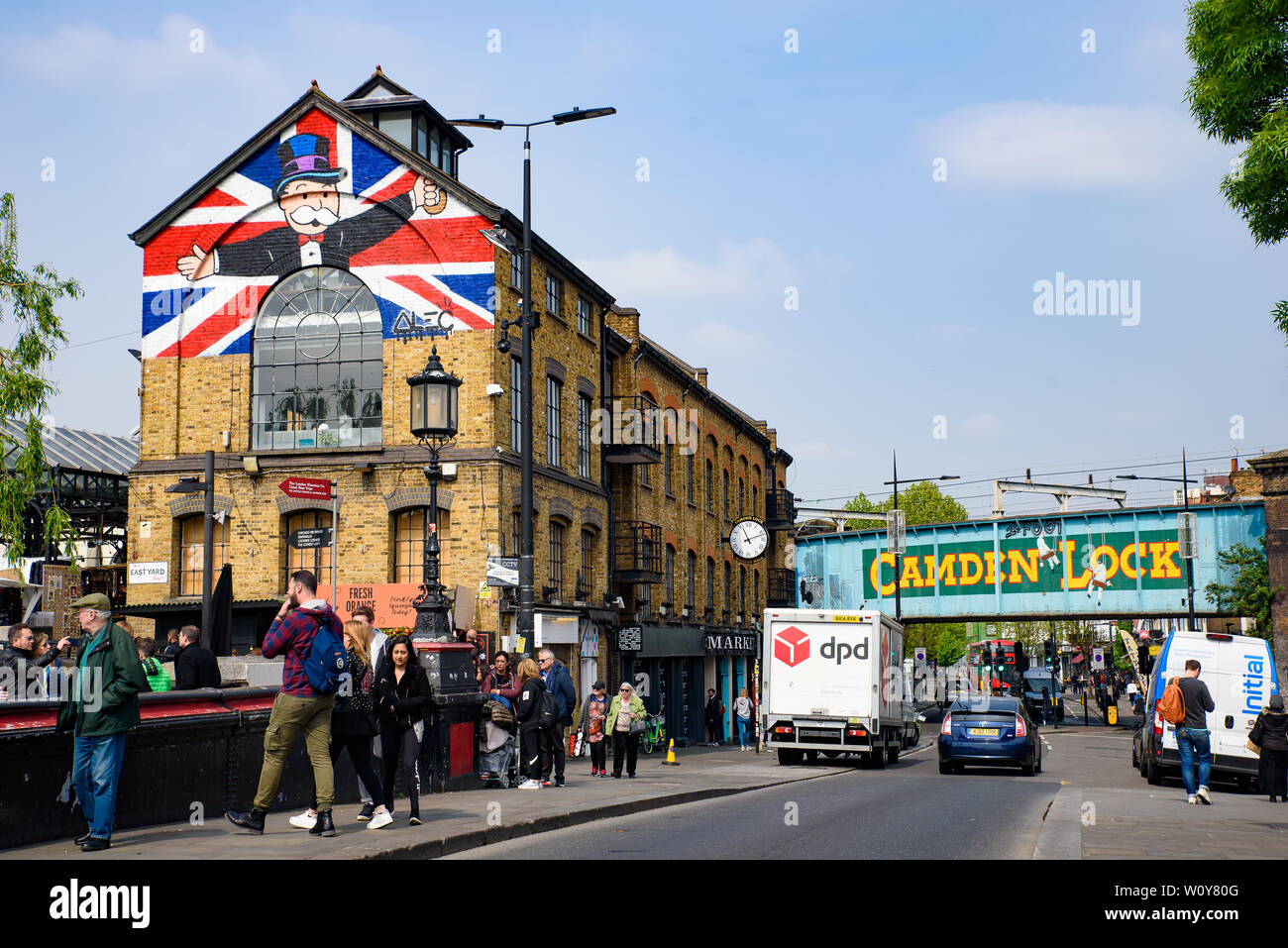 Camden Market in Camden Town, London, Vereinigtes Königreich Stockfoto
