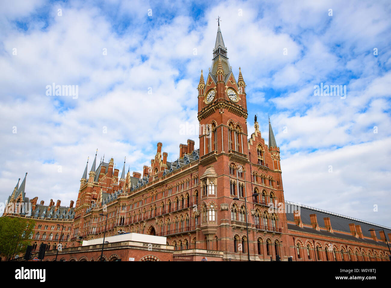 Bahnhof St Pancras in London, Vereinigtes Königreich Stockfoto