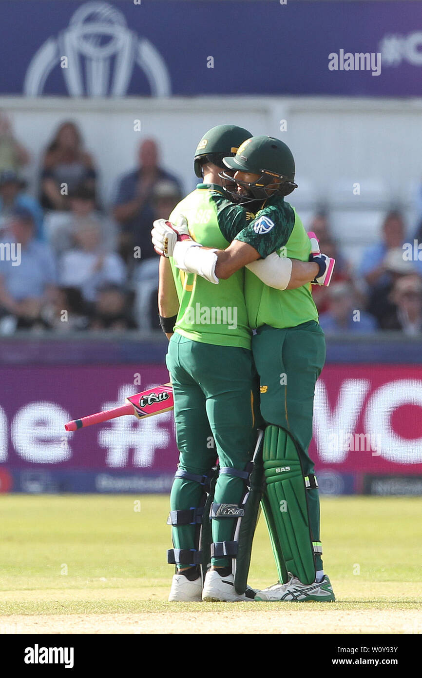 CHESTER LE STREET, ENGLAND vom 28. Juni 2019. Übereinstimmung zwischen Sri Lanka und Südafrika im Emirates Riverside, Chester Le Street am Freitag, den 28. Juni 2019. (Credit: Mark Fletcher | Kredit: MI Nachrichten & Sport/Alamy leben Nachrichten Stockfoto