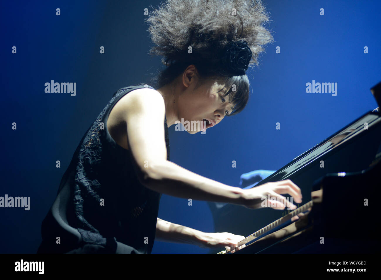 Jazz Pianist Hiromi Uehara Stockfoto