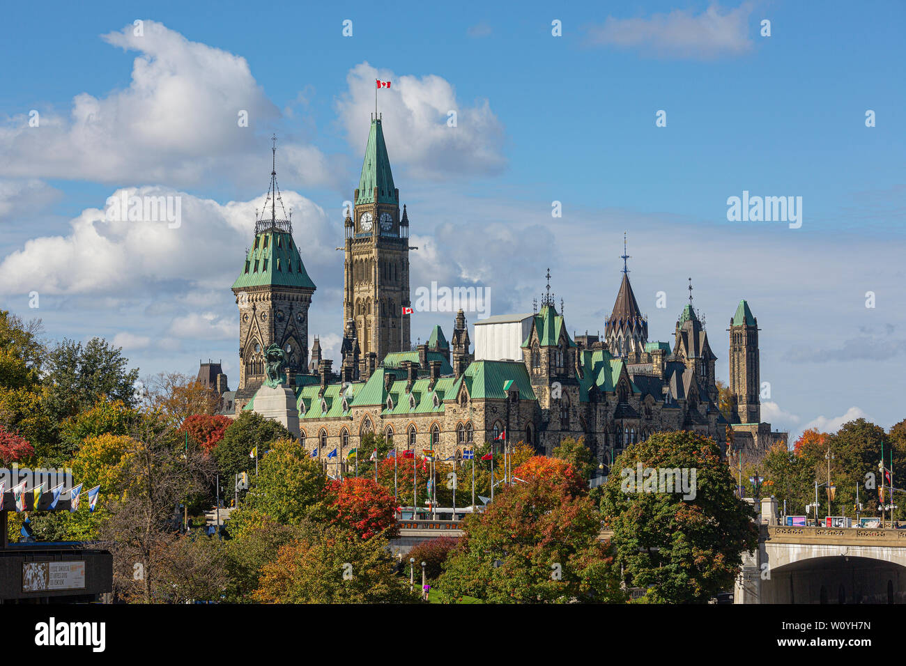 Parlament Gebäude, Ottawa, Kanada Stockfoto