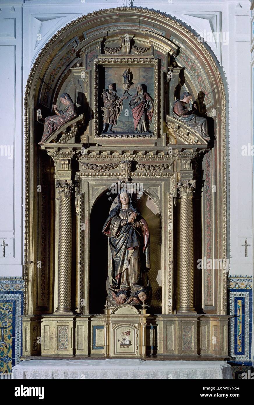 IGLESIA RETABLO DE LA INMACULADA 1633. Autor JUAN MARTINEZ IGLESIA RETABLO DE LA INMACULADA 1633. Autor JUAN MARTINEZ