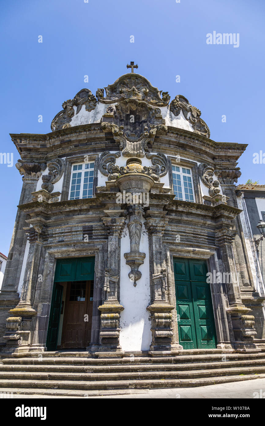 Kirche von Espírito Santo in Ribeira Grande, Sao Miguel, Azoren Archipel, Portugal Stockfoto