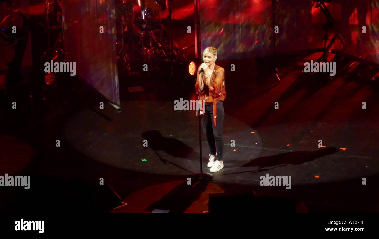 Los Angeles, Kalifornien, USA, 25. Juni 2019 Singer/songwriter Dido führt in Concert auf Ihrer "noch auf meinem Verstand' Tour am 25. Juni 2019 Im Wiltern in Los Angeles, Kalifornien, USA. Foto von Barry King/Alamy Stock Foto Stockfoto