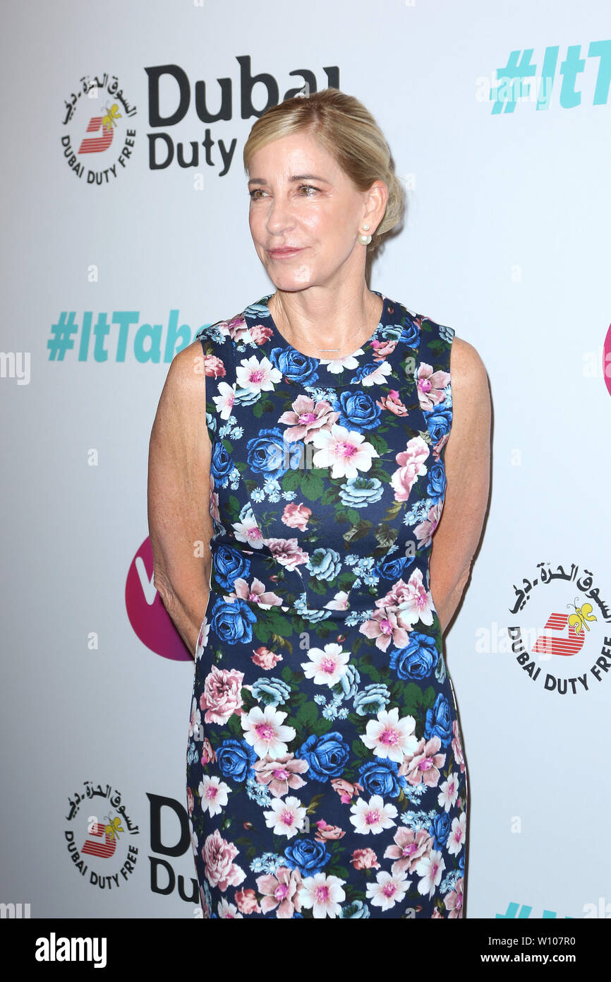 Chris Evert, WTA Summer Party, Jumeirah Carlton Tower, London, UK, 28. Juni 2019, Foto von Richard Goldschmidt Stockfoto