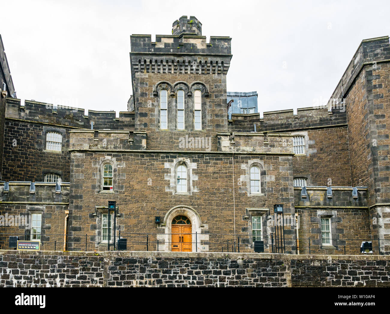 Viktorianisches Gebäude, Stirling Altstadt Gefängnis, Schottland, Großbritannien Stockfoto