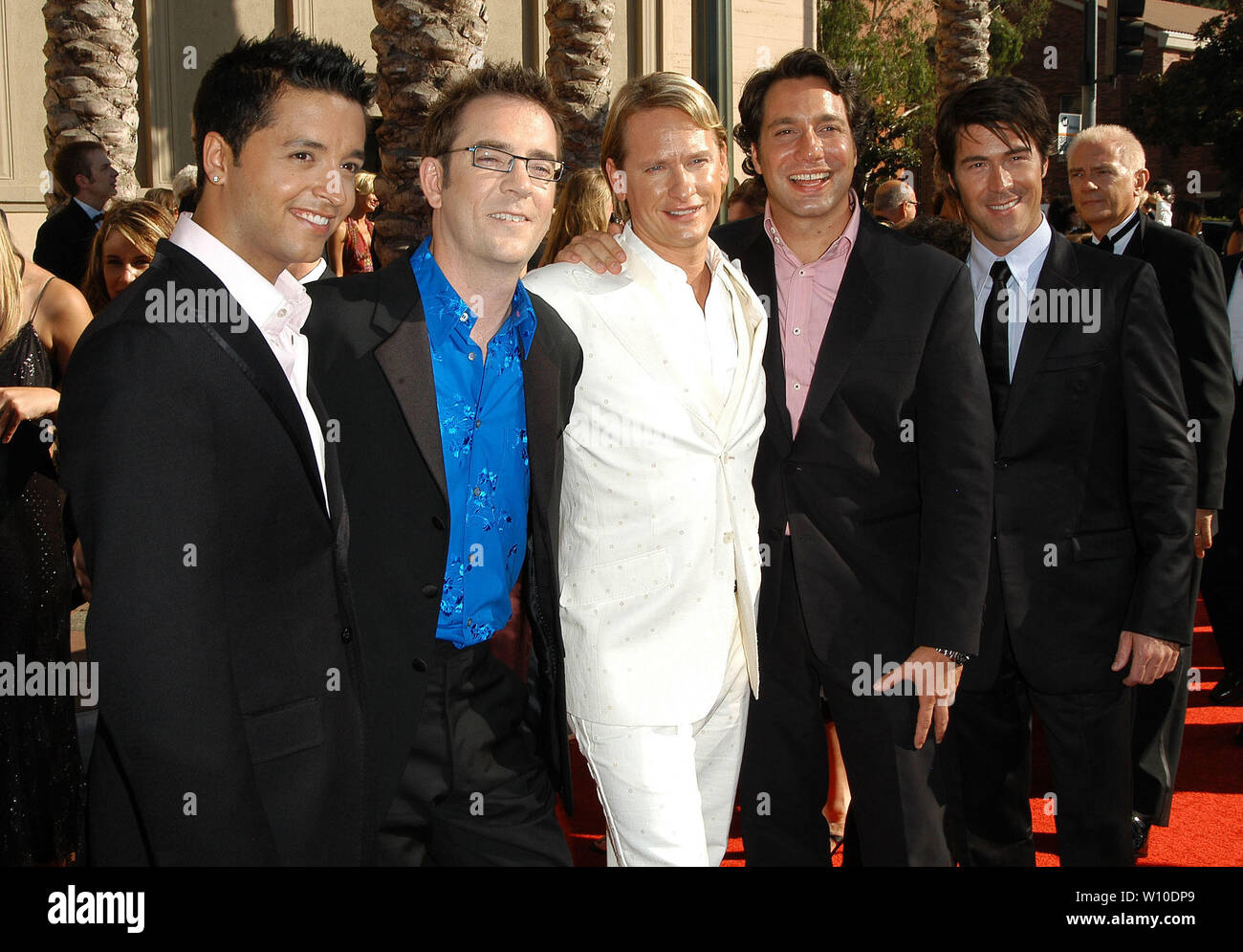 "Queer Eye für die Straight Guy" in der Primetime 2004 Creative Arts Emmy Awards geworfen - Ankunft im Shrine Auditorium in Los Angeles, CA. Die Veranstaltung fand am Sonntag, 12. September 2004. Foto von: SBM/PictureLux - Alle Rechte vorbehalten - Datei Referenz Nr. 33790-6821 SBMPLX Stockfoto