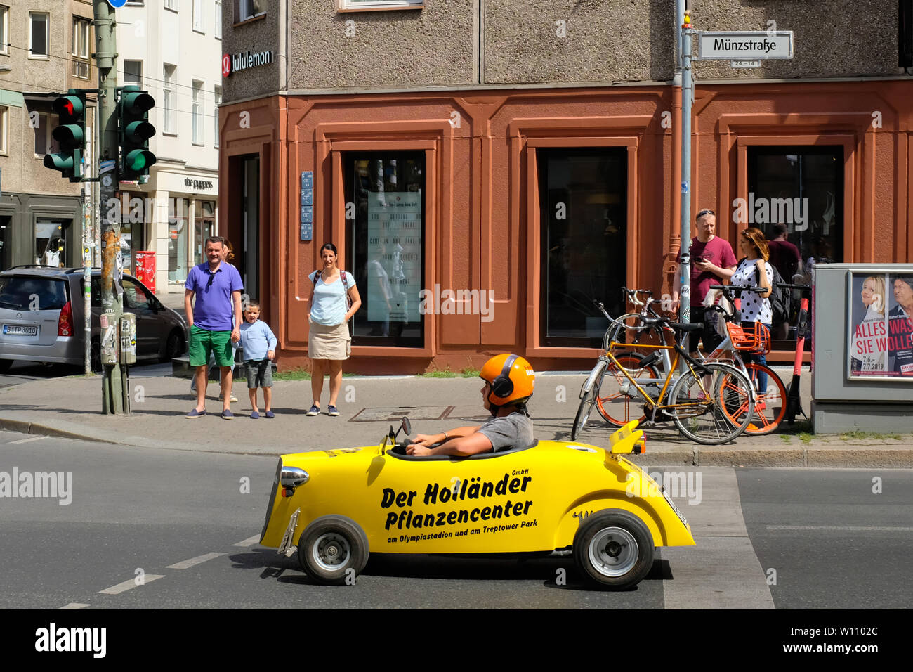 Miniatur, Weinmeisterstrasse, Zentrale Berlin Stockfoto