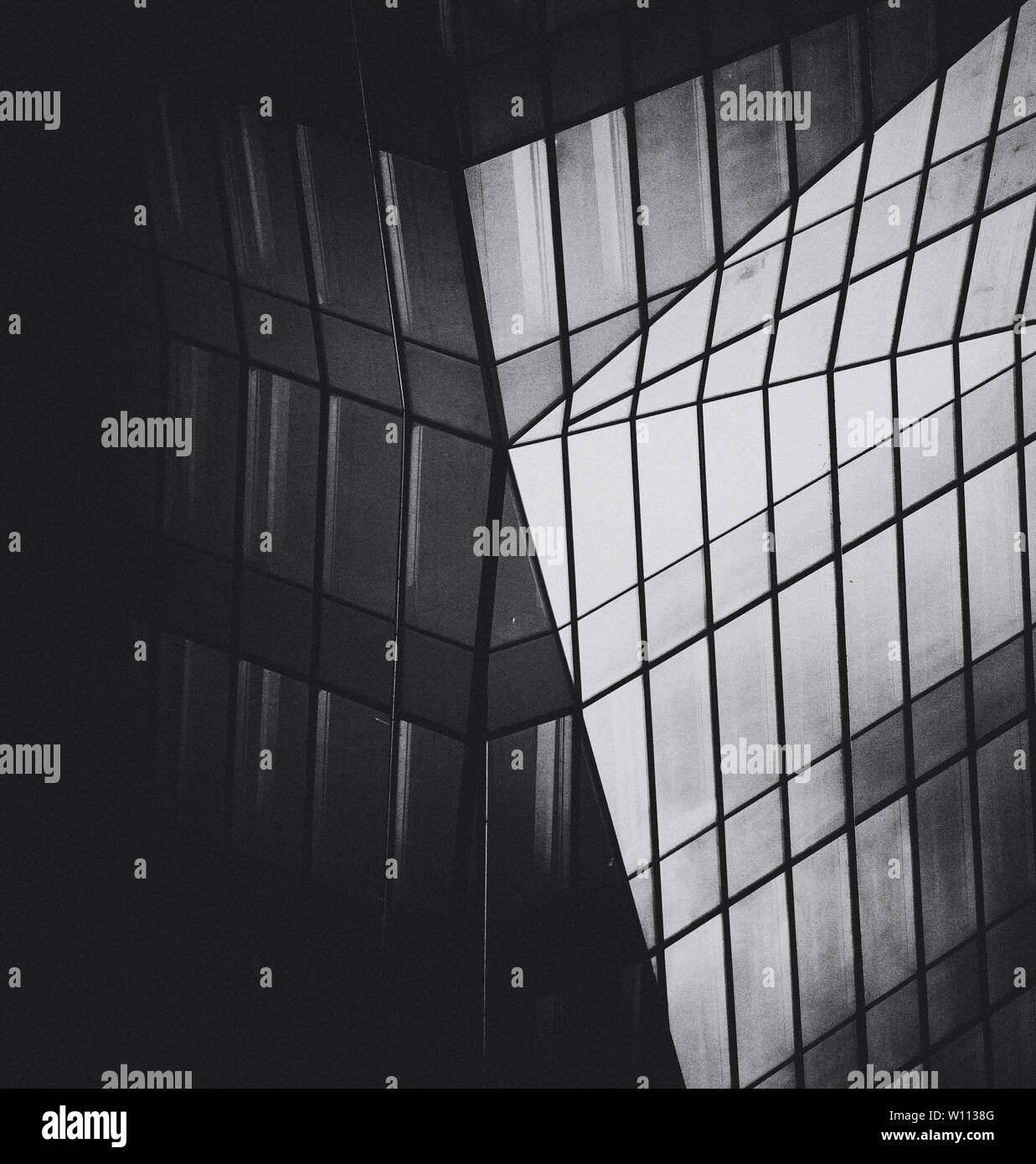 Architecture-Lines und Richtungen, Details im Raum Stockfoto