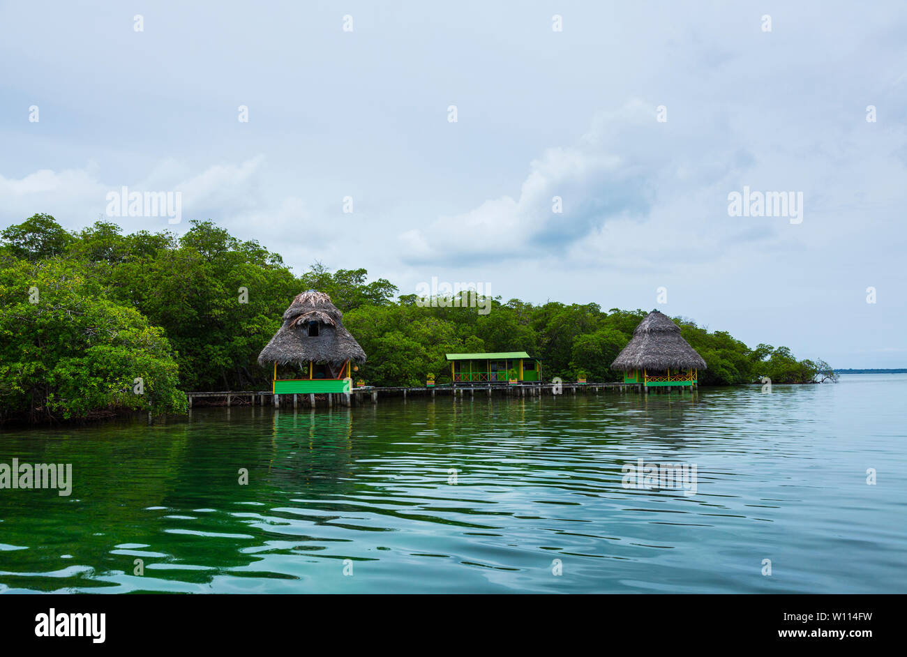 Coral Cay, Bocas del Toro Archipel, Provinz Bocas del Toro, Panama, Mittelamerika, Nordamerika Stockfoto