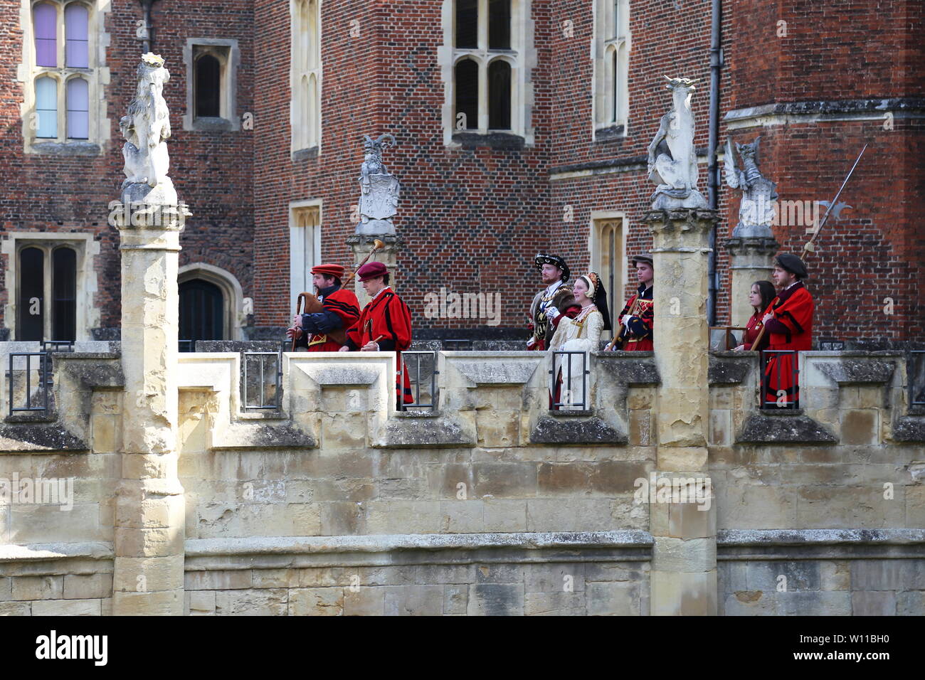 Tudor ziehen, 29. Juni 2019. Hampton Court Palace, East Molesey, Surrey, England, Großbritannien, USA, UK, Europa Stockfoto