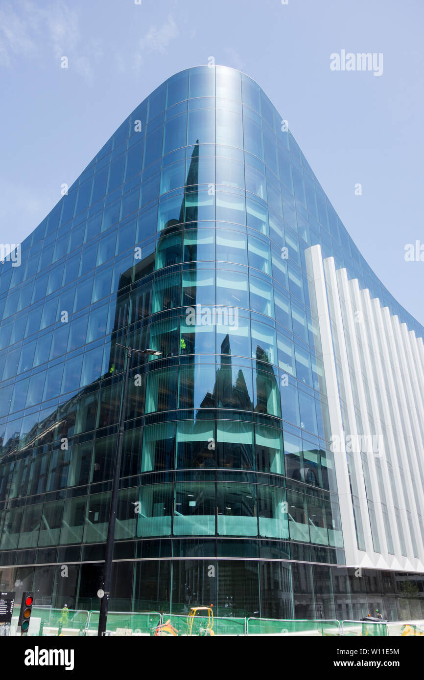 Goldman Sachs' Plumtree Gericht Europäische zentrale Gebäude auf Steinmetz Street, London, UK Stockfoto