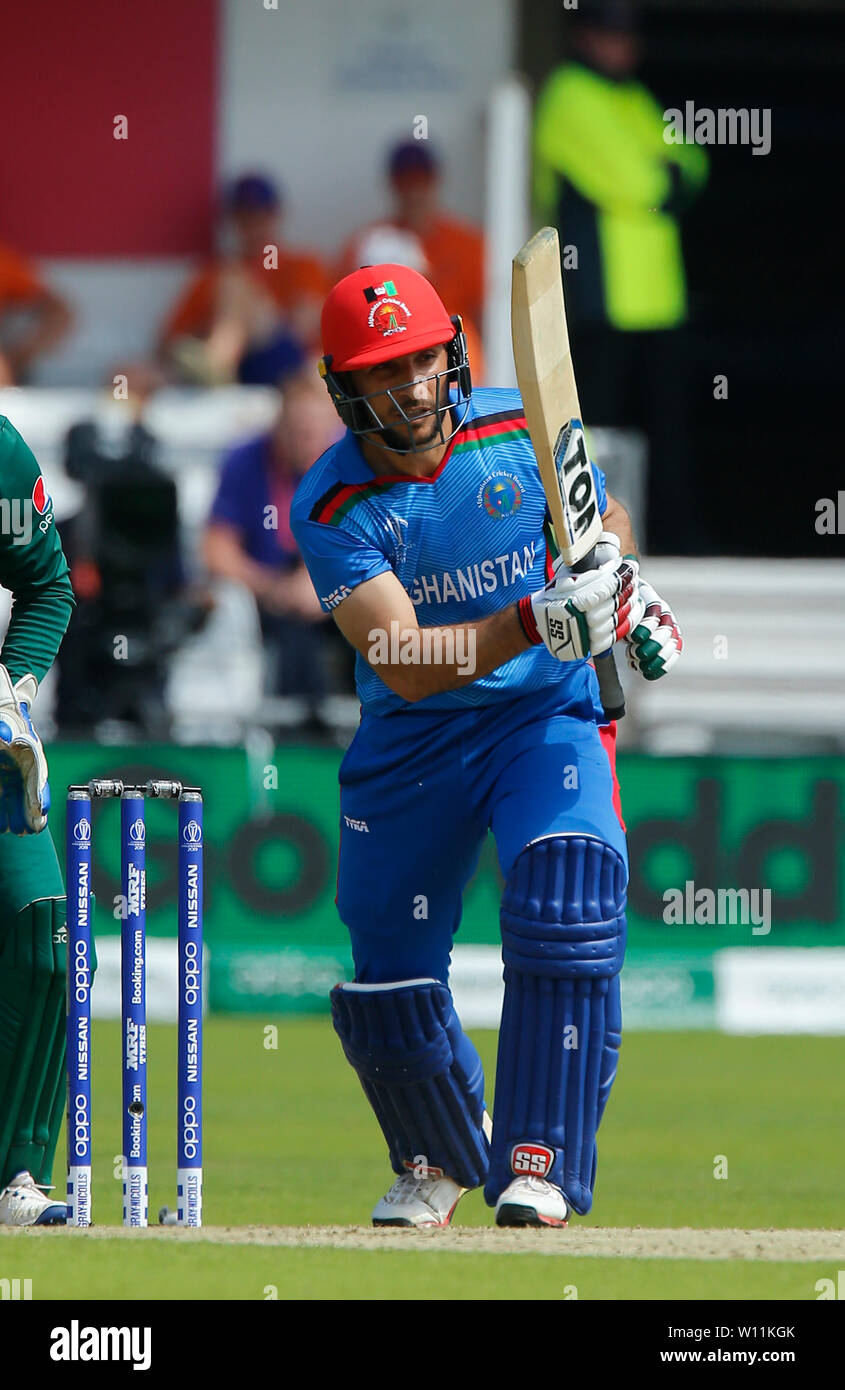 Edgbaston, Leeds, Großbritannien. 29 Juni, 2019. ICC World Cup Cricket, Pakistan und Afghanistan; Rahmat Shah von Afghanistan bei bat Credit: Aktion plus Sport/Alamy leben Nachrichten Stockfoto