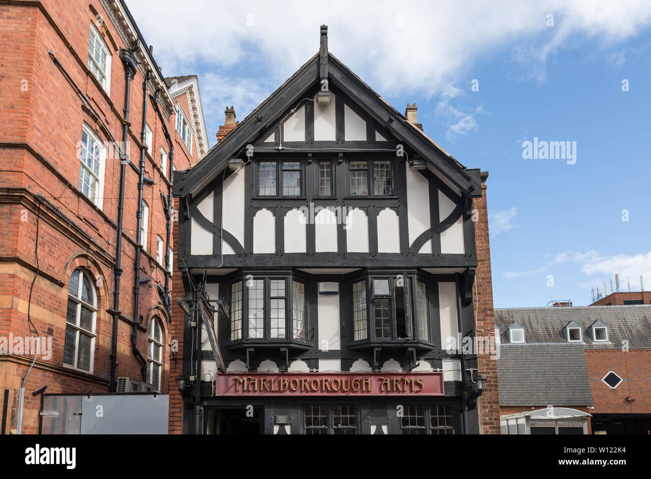 Marlborough Arms, einen traditionellen Pub in Chester, Cheshire, Großbritannien Stockfoto