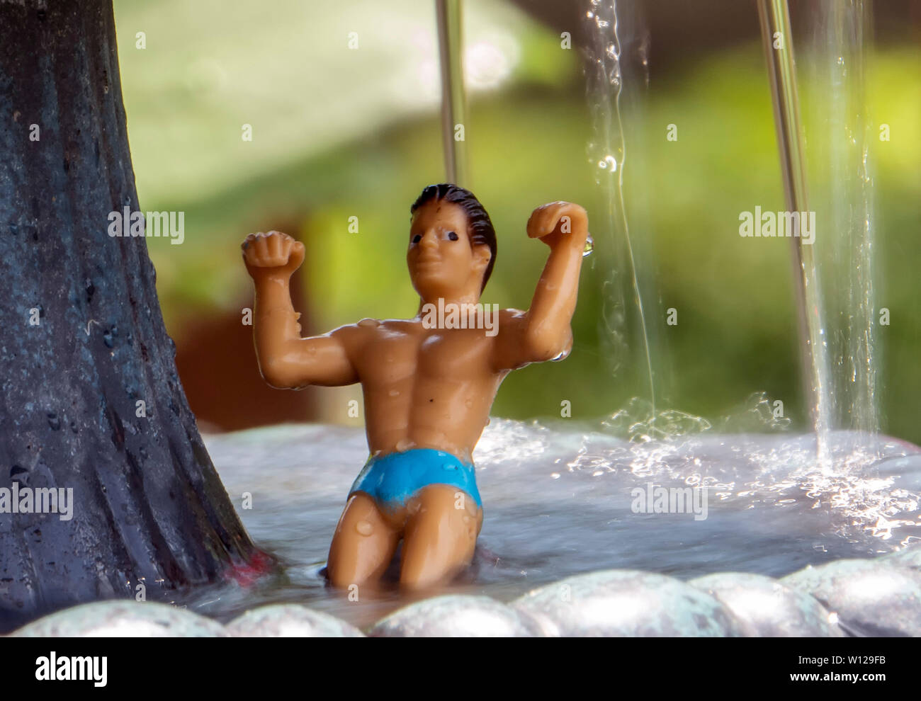 "Cooling off" Stockfoto