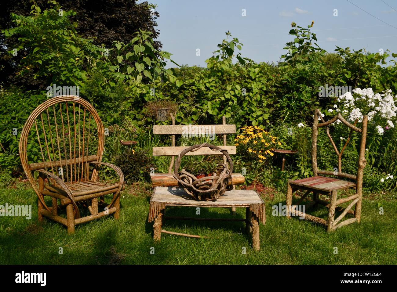 Spannende Gartenmobel Holz Rustikal Fotos