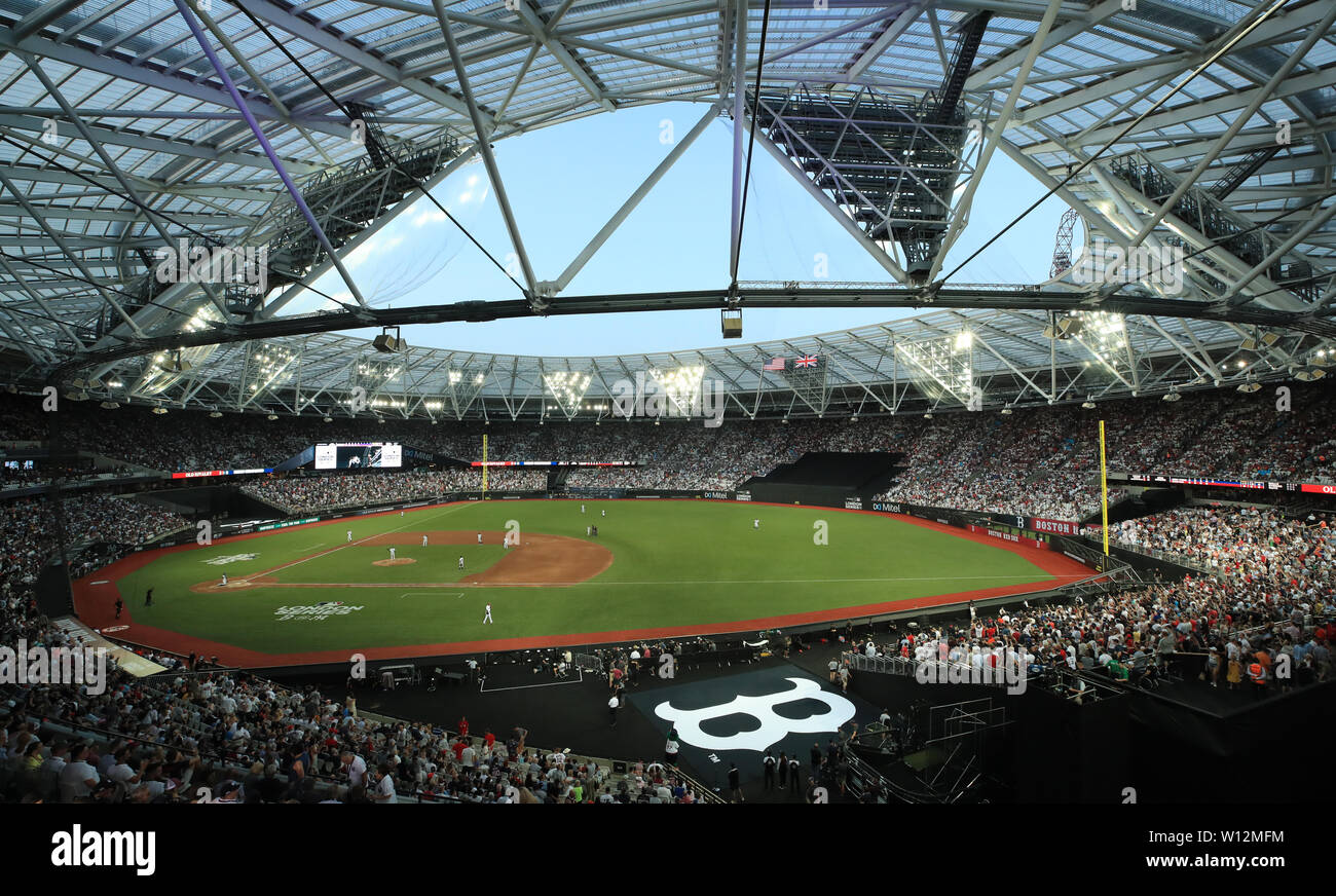 Allgemeine Ansicht während der MLB London Reihe passen an der London Stadion. Stockfoto