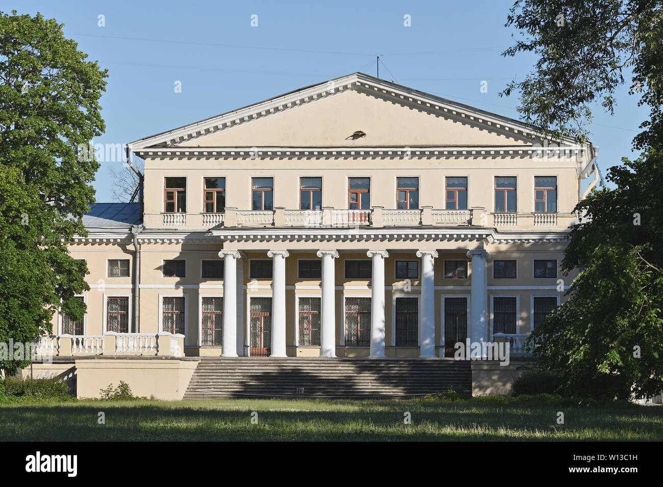Yusupov Palast auf Fontanka, jetzt die wichtigsten akademischen Gebäude des Kaisers Alexander ich St. Petersburg State Transport University, St. Petersburg, Russland Stockfoto