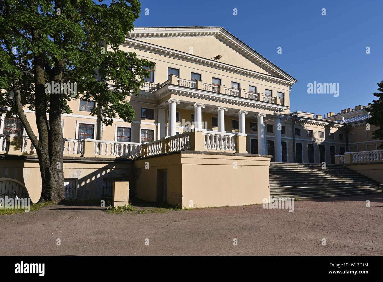 Yusupov Palast auf Fontanka, jetzt die wichtigsten akademischen Gebäude des Kaisers Alexander ich St. Petersburg State Transport University, St. Petersburg, Russland Stockfoto