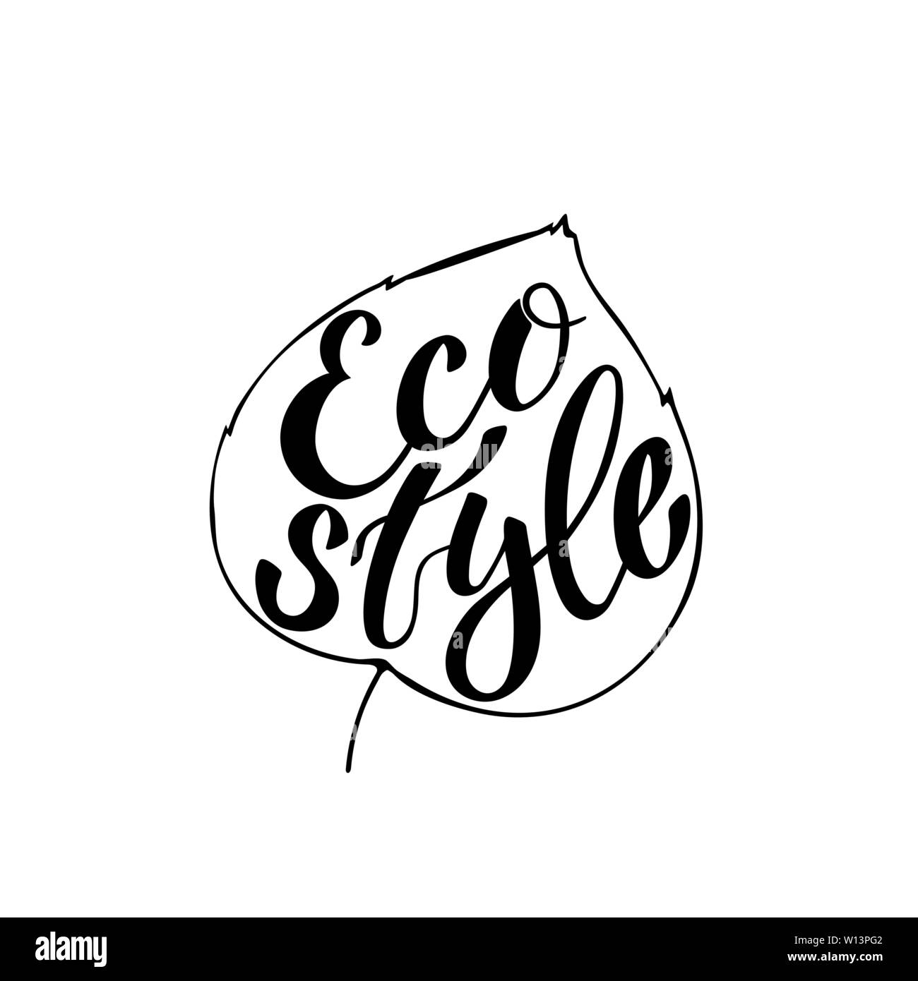 Vector Illustration für Thema umwelt-Eco-Stil Stock Vektor