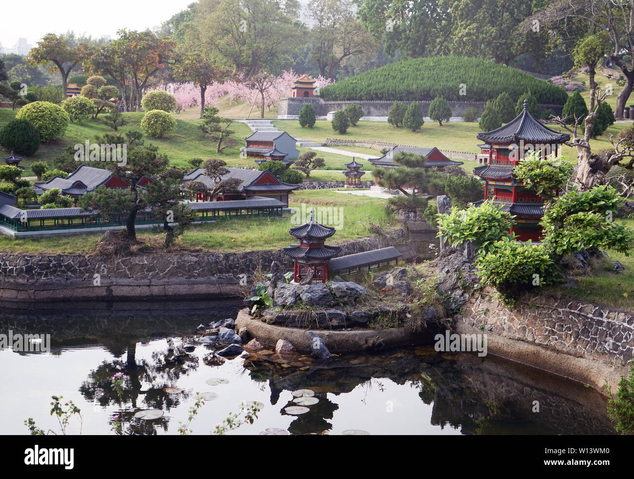 Fairview chinesische Architekturmodell Stockfoto