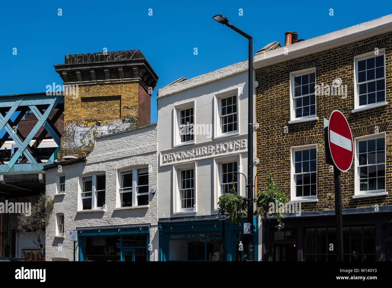 Bügeleisen Square, Bankside, Stadtteil Southwark, London, England, Großbritannien Stockfoto