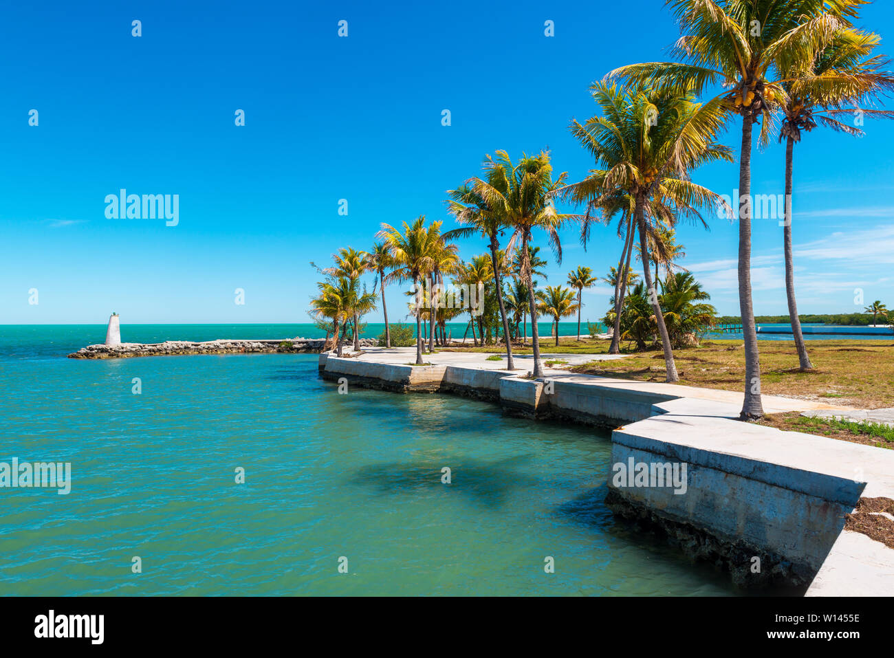 Kleine Bucht in Marathon, Florida Keys, Florida, USA Stockfoto