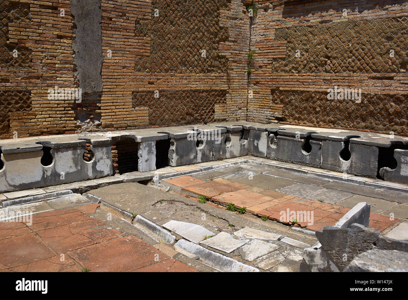 Ancient Public Latrines Stockfotos und bilder Kaufen Alamy