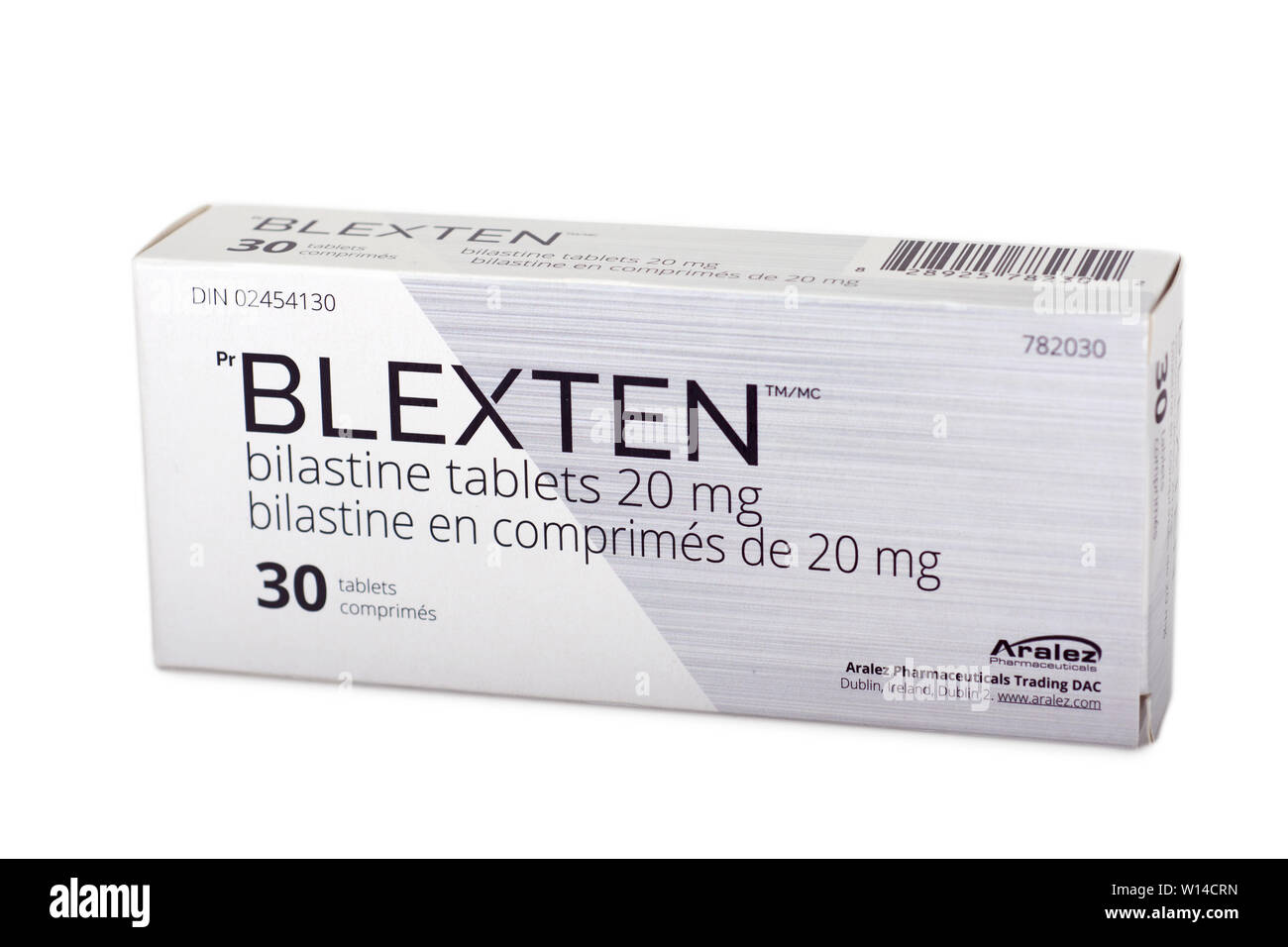 Bilastine Tabletten, Blexten, Antihistamin, Allergie Pillen Stockfoto