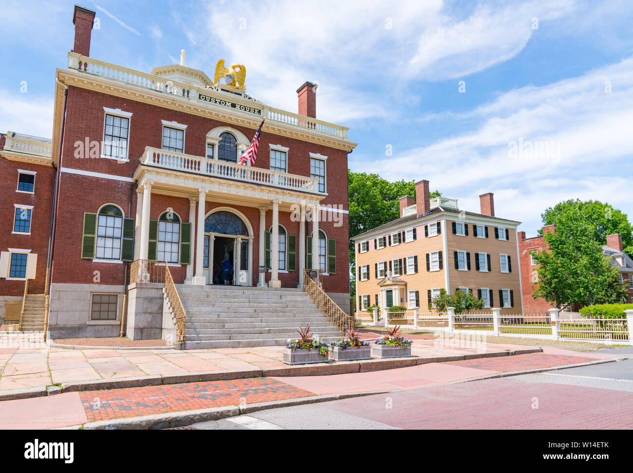Salem Custom House in an der Salem Maritime National Historic Site in Salem, Massachusetts Stockfoto