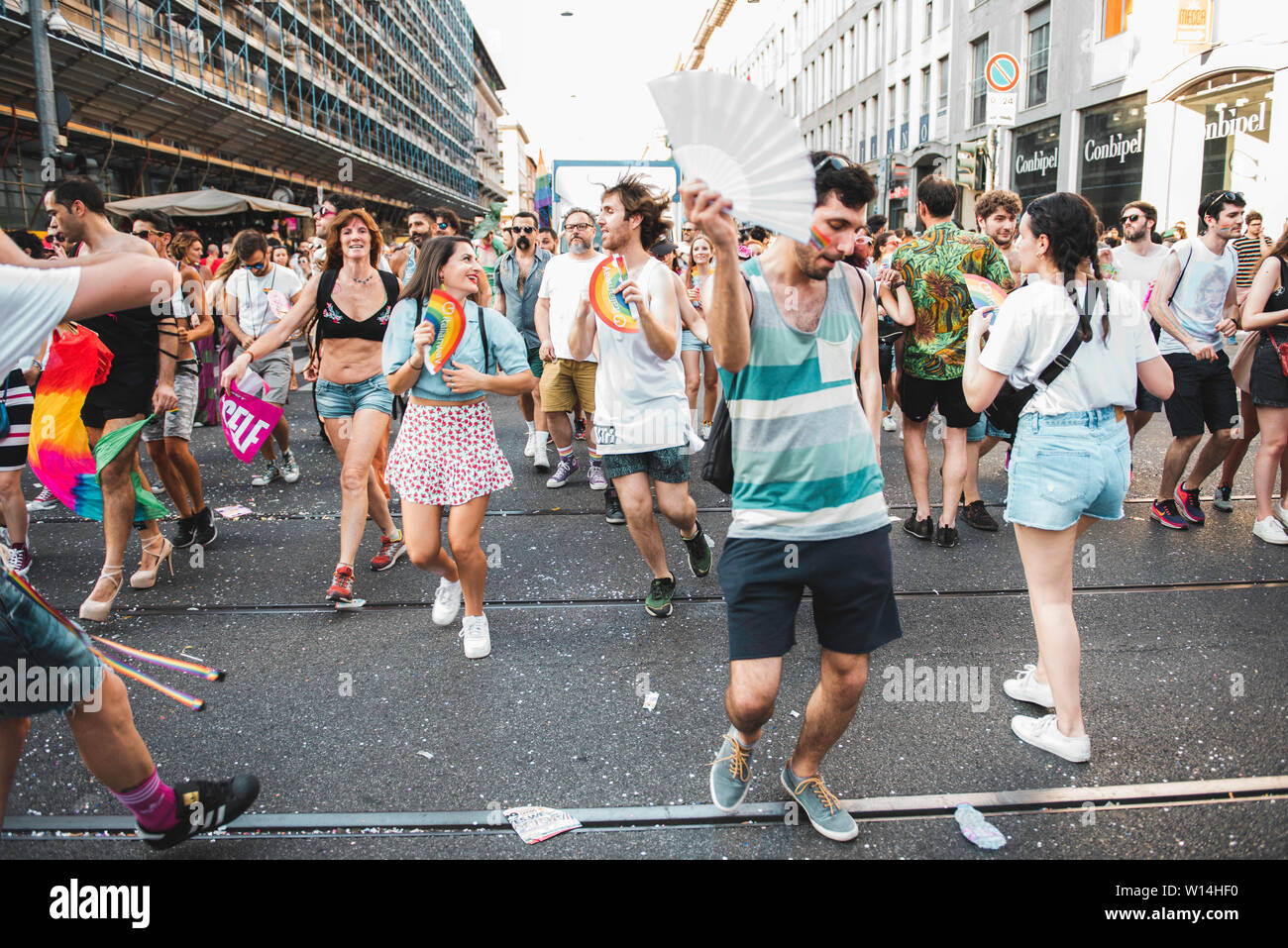 Milano Pride 2019 Stockfoto