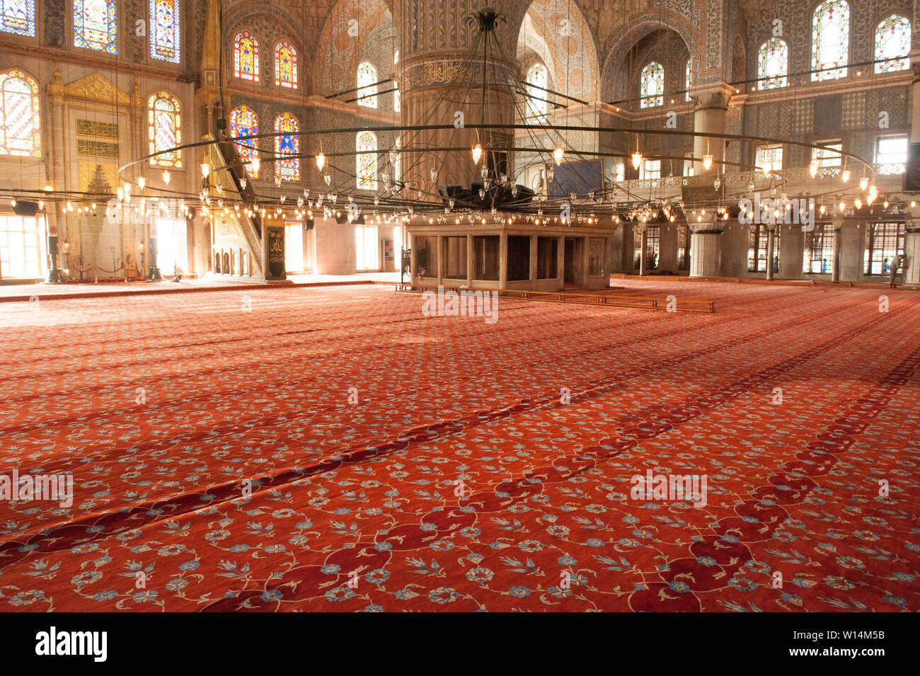 Blaue Moschee-Istanbul-Türkei Stockfoto