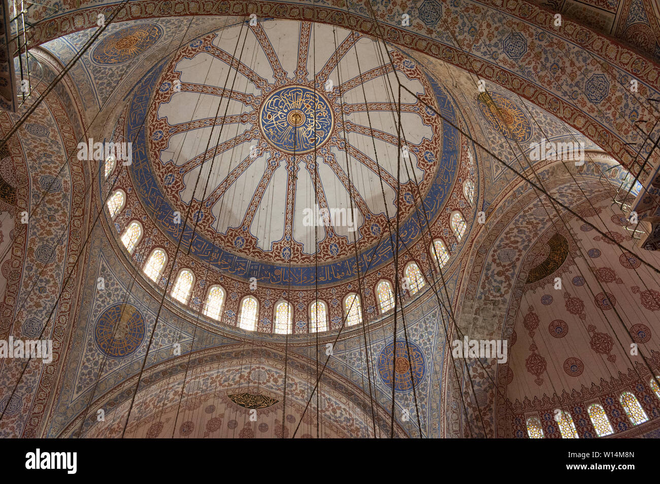 Blaue Moschee-Istanbul-Türkei Stockfoto